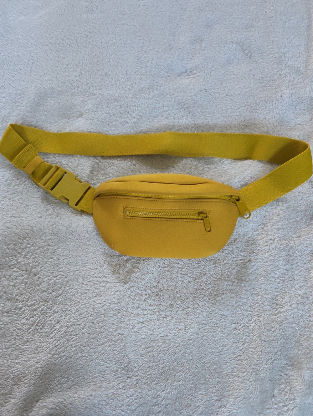 Dagne Dover Yellow Neoprene Belt Bag